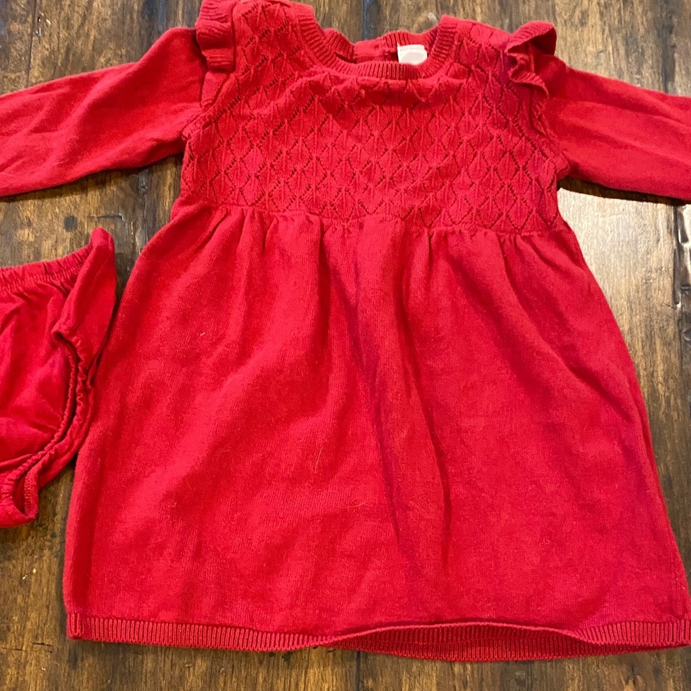 ❤️ Carter's Red Dress Set perfect for Valentines Day - Picture 5 of 6
